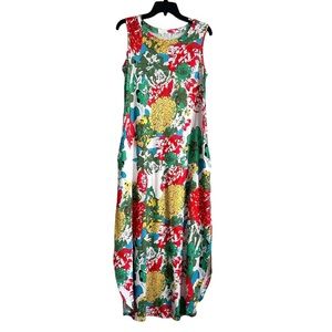 💥NWOT Floral Tank Top Maxi Dress